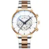 wholesale Montres en acier inoxydable pour hommes d'affaires de mode Casual Calendar Clock Montres à quartz pour hommes