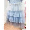 In Stock Flower Girl Dresses Customized Kids Girls Princess Dress Childrens Fashion Summer Petal Wedding Cothes Drop Delivery Party Dhalr