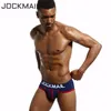 Underbyxor jockmail varumärke män underkläder bryter bomull sexig u konvex calzoncillos hombre glider cueca gay mens bikini trosor