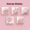 Claviers Rose chat griffe Keycaps MX Structure Keycap PC + Silicone OEM profil Keycaps personnalité universelle prise chaleur Keycap YQ240123