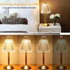 Desk lampor LED Crystal Table Lamp Touch Sensor Desk Lamp USB Cordless Night Light Restaurant Atmosphere Lamp Bar Cafe Hotel Home Decor YQ240123