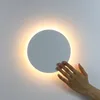 Wandleuchte LED-Licht mit Touch-Schalter Schlafzimmer Nachttisch Innentreppe Beleuchtungskörper Eisen- und Acrylmaterialien