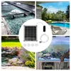 Garden Decorations Solar Aerator For Pond USB Powered Air Adjustable Pump Convenience Backyard Hydroponics