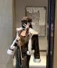 Damenjacken Koreanischer Stil Winter Weibliche Jacke Vintage Fuzzy Pelz Umlegekragen Langarm Reißverschluss Mäntel Youmg Lady Oberbekleidung