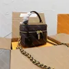 VANITY PM M45165 M45780 leather shoulder Crossbody Bag Designer Handbags women with strap cosmetic bags258b