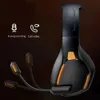 Headsets Wireless Headsets Noise Canceling Longer Playtime Earphones With Flexional Microphone For Cell Phone Gaming Computer Laptop J240123