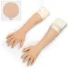 Guanti in silicone realistici Simulazione Protesi maschile Copertura delle mani Pelle artificiale Manica del braccio Lesioni finte Nascondono cicatrici Tatuaggi