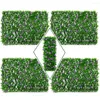 Decorative Flowers Expandable Fence Privacy Screen For Balcony Patio Outdoor Faux Ivy Fencing Panel Backdrop Garden Backyard Home