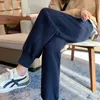 Pantaloni sportivi impiombati da donna, pantaloni Harlem Wei con cappuccio casual a vita alta e snellenti