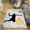 Tapete basquete estrela área tapete grande tapete sala de jogos tapete sala de estar tapete de mesa amantes do jogo tapete antiderrapante decoração de casa q240123