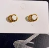 Klassiska pärlörhängen Stud Womens Luxury Earings Designer smycken Small Heart Vintage Ohrringe Gold Plated Cjeweler Flower Man Fashion Dangle Earring With Box