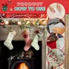 Christmas Decorations Stocking Sewing Template DIY Patchwork 8/12/15 Inch Xmas Pattern Ruler Pendants Carfts For Gifts Decor