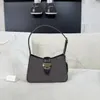 Borsa firmata Swinger Borsa ascellare da donna Borsa a mano Borsa a mano in vera pelle 2 cinghie Fiore vecchio Borsa a tracolla con patta di alta qualità Borsa a tracolla sotto le ascelle