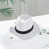 Chapeaux à large bord Hommes Chapeau Lavable Paille Léger Anti-UV Tendance Été Plage Soleil