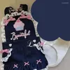 Dog Apparel Cute Pet Denim Lace Strap Skirt Cat Clothes Teddy Small Spring/Summer Princess Style Puppy