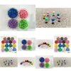 Indieningsbenodigdheden Groothandel 1/8 inch Kleine kaart Push Pins Kopspijkers Plastic kop met stalen punt 100 stks / set 14 kleuren voor optie Drop De Dhljt