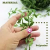 Decoratieve Bloemen Kunstmatige Eucalyptus Slinger Wijnstokken Bladeren String Olijfblad Lint Jungle Groen Voor Thuis Bruiloft Kransen DIY