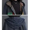 Women's Trench Coats Autumn Vintage Denim Long Hooded Coat Women Single-breasted Patchwork Windbreak Ladies Casual Loose Cowboy Overcoat