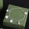 Bracciale di design con ciondolo a catena Nuovo S Placcato argento Stella regalo Farfalla Catene superiori Fornitura di gioielli di moda Bracciali Gioielli ier tar s upply s