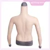 Costume Accessories Silicone Breast Forms Mastectomy D Cup Fake Boobs Halfbody Prosthesi with Arm Cosplay Sissy Chests for Crossdresser