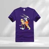 Bugs de camiseta masculina de verão Lola Bunny Spank Punição