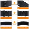 12 PCS Army Style Combat Belts Quick Release Tactical Belt Fashion Men Militär Canvas Midjeband utomhusjakt Vandringsverktyg 240122