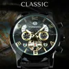 Outros Forsining Classic Tourbillon Homens Mecânicos Top Marca Luxo Multifuncional Pulseira De Couro Automática Masculino Relógio YQ240122