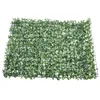 Dekorativa blommor 40x60 cm konstgräsmatta falsk växt vägg lövsäkring gräsmattor mattor grönska paneler staket hem trädgård bröllop fest