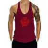 Men's Tank Tops Team Krampus 2024 Top Men-Funny Humorous Quality Men Printing Sleeveless