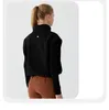 Lu Yoga Outfit Mulheres Jaquetas Com Capuz Colete Para Baixo Parkas ll Colete Tops Senhoras Casacos Casacos de Inverno Casaco Grosso Manter Quente YM282