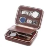 248 Grids Watch Display Storage Box Case Tray Zippered Travel Collector Faux Leather 240119