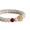 Bangles Natural White Jade Bodhi Root Bracelet Female Weathered Cat Claw Charcoal Burn Small Cute Ethnic Style Fresh Minority