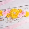 Belts Fashion Artifical Flower Maternity Sash Pregnancy Belly Belt Po Prop Floral Pregnant Accessory