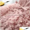 Auf Lager Blumenmädchenkleider Spitze Mädchen Prinzessin Kleid Fluffy Cake Smash Kinder Weihnachtsfeier Kostüm Hochzeit Geburtstag Tutu Kleid Chi Dhhjp