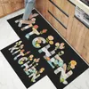 Tapis moderne cuisine tapis de sol antidérapant absorbant ménage longue bande pied tapis tapis porte tapis entrée pied tapis Q240123