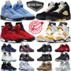 Z Box Jumpman 5 6 mężczyzn buty do koszykówki 5s unc zmierzch Georgetown Burgundy Aqua Racer Blue 6s Toro Bravo Yellow Ocher Cool Grey Black Black Treakers Mens Treakers