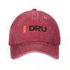 Cappellini a sfera DRU. Nome del conducente (originale - senza rettangolo) Berretto da baseball Streetwear Visiera Cappello da cavallo da donna da uomo