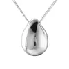 Colliers 925 en argent sterling goutte d'eau chaîne de pull 2022 automne et hiver nouveau long collier en argent simple Ins Blogger modèle