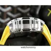 Montres de luxe pour hommes montre mécanique Riccha Miill Rm35-02 mouvement automatique suisse miroir saphir bracelet en caoutchouc marque suisse Designer Sport K7F9LO2X