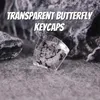 Клавиатуры клавиатуры Mifuny Transparent Butterfly Cakecaps смола клавиатура DIY ручной работы милые ключи для клавиш для механических аксессуаров для клавиатуры Подарок YQ240123