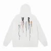 Designer amirs hoodie outfit jacka för mens hoodies mode brev tryck en miri mäns hoodies streetwear topp andas hamma social klubb gröna vita hooded #11