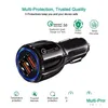 Autolader Top Dual USB Quick Charge 3.0 Mobiele telefoon opladen 2-poorts snelle opladers voor Huawei Tablet Drop Delivery Automobiles Motor Dhulo