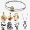 2023 Halloween Neue Designer-Armbänder für Frauen Schmuck Diy Fit Pandoras Armband Ohrring Gold Ring Spiel Drachen Glas Charm Halskette Mode Party Geschenke 1GRH