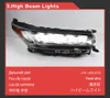 Led-dagrijverlichting Richtingaanwijzer Hoofd Licht Voor Toyota Highlander Auto Koplamp 2018-2021 Grootlicht Projector Lens