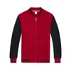 Vestes pour hommes automne et hiver mode épaissie cardigan à capuche sport veste de baseball décontractée