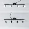 Ceiling Lights 4 Head LED Light GU10 Rotatable Angle Adjustable Lamp Black Silver For Living Room Bedroom AC110V-240V Spot Lighting