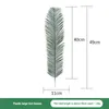 Decoratieve bloemen 1-5 STUKS Palm Kunstmatige Groen Blauwe Planten Bladeren Nepplant Voor Thuis Bruiloft Woonkamer Balkon Tafeldecoratie