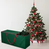 Sacs de rangement Organisateur d'arbre de Noël Sac étanche 210D Oxford avec double fermeture à glissière et poignées