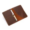 Torby Retro Passport Cover Card Holder Oryginalny skóra kobiety Kredyt Mężczyzn Credit Id Cowhide Cowhide Crows For Travel Business