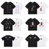 Mode-T-Shirt, neue Herren-Damen-Sommer-Tops, T-Shirt, Rundhalsausschnitt, kurze Ärmel, Baumwolle, Tops, T-Shirt, Sport, Buchstabe, geometrisch bedruckte Kleidung, Hip-Hop-Freizeitkleidung, Größe S-L